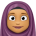 🧕🏽 woman with headscarf: medium skin tone display on Facebook